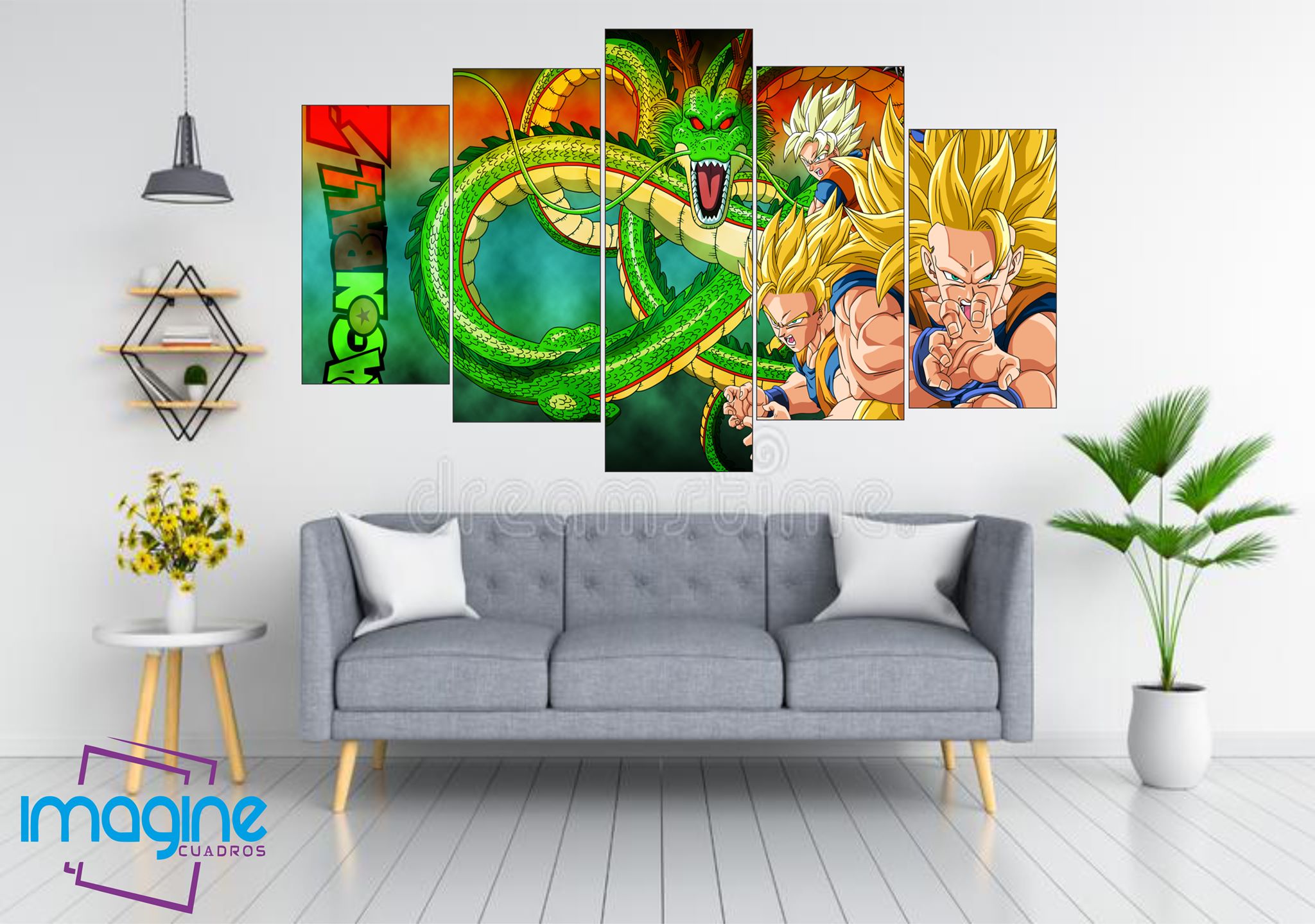 ⚡ Dragon Ball 5 Piezas – Haz Épico Tu Espacio ✨