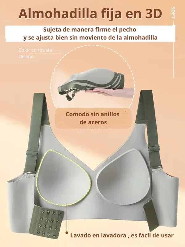 Sujetador Push-Up sin Aros | Realce Natural y Comodidad